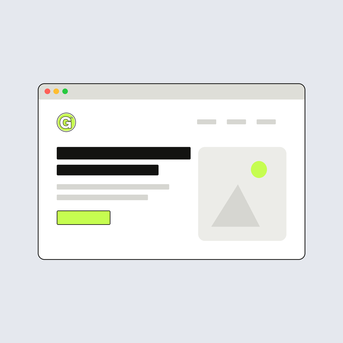 Event and floral styling website design on a tablet